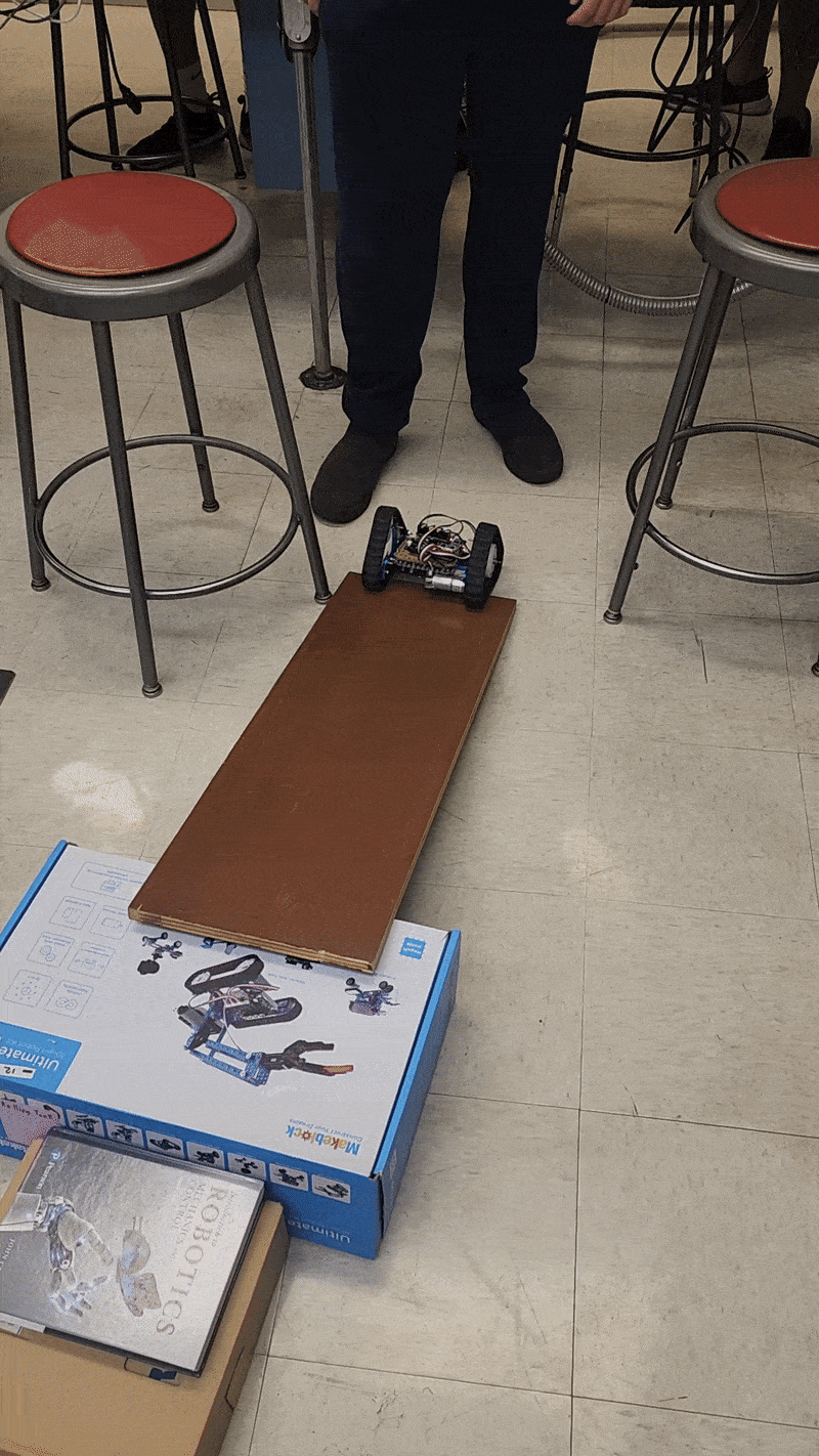 Line-Following Robot: Climbing Test